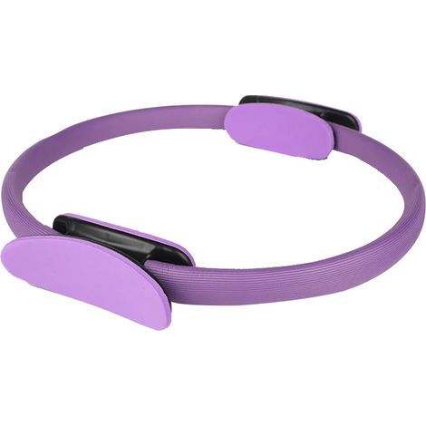 Anneau de yoga et de pilates (violet), durable et antidérapant, avec une conception à double prise, adapté à l'entraînement des muscles des cuisses et du plancher pelvien. (1/5)
