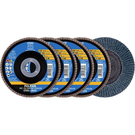 PFERD TOOLS 69198300 Disque à surfacer à lamelles Diamètre 125 mm 1 set