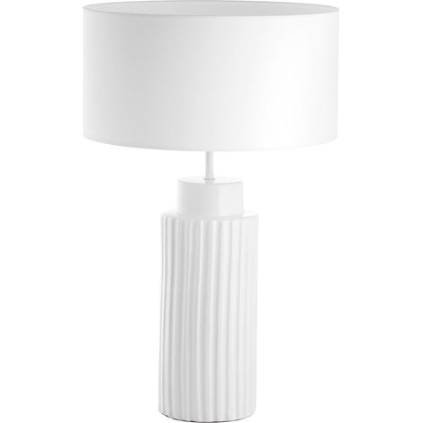 Sobremesa CERAMIC E27 15W Blanco Algodón blanco (1/3)