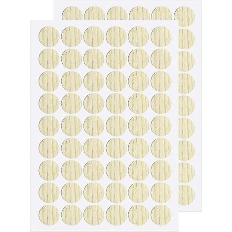 Schraubenloch-Aufkleber, PVC-Abdeckungen, selbstklebend, 21 mm, dekorative Aufkleber, Schraubenabdeckungen, Kappen-PC-217