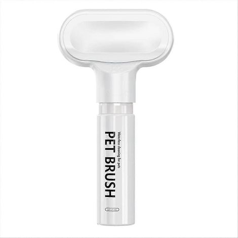 Peigne pour chat, brosse de nettoyage à sec sans mousse, brosse en coton, brosse pour poils de chat et de chien, peigne pour animaux de compagnie (1/5)