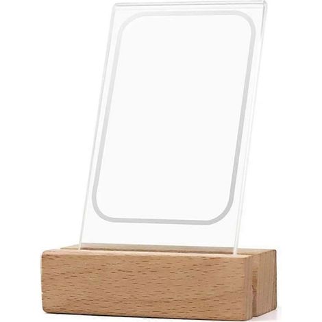 Cadre photo transparent lumineux LED Mini 12 films (1/5)