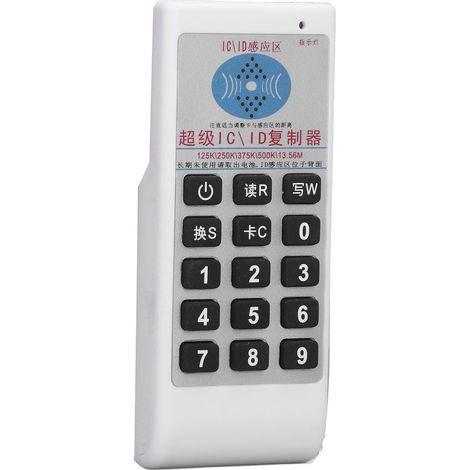 Copieur de cartes d'identité RFID 125KHz 13,56MHz, duplicateur de badges avec programmateur, cartes réinscriptibles et porte-clés UID, lecteur-écrivain polyvalent (1/5)