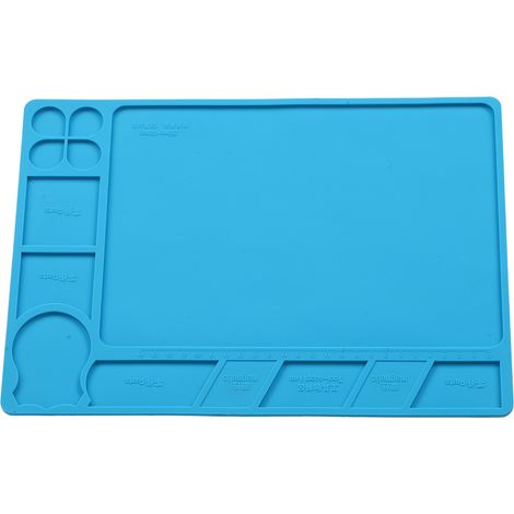 Tapis de travail magnétique isolant en silicone résistant à la chaleur pour soudure et réparation magnétique (1/5)