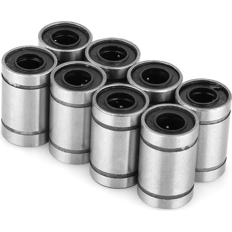 8 Stück LM6UU 6mm Linear-Kugellagerbuchsen für 3D-Drucker-CNC-Teile (1/5)