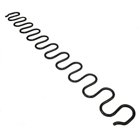 Ressorts de rechange pour canapé, jeu de 4 pièces, longueur 50,8 cm, avec 8 clips en S, diamètre du fil 4,0 mm, kit de réparation pour ressorts de canapé et meubles d'intérieur (1/5)
