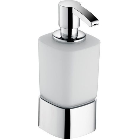 Bomba ELEGANCE para jabón en espuma, aluminio suelto, anodizado plateado / cromado KEUCO