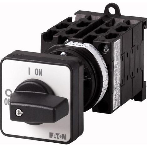 Inverseurs Contacts: 10 20 A plastron: 1-2 90 ° à accrochage encastré 000098180 EATON T0-5-8369/Z