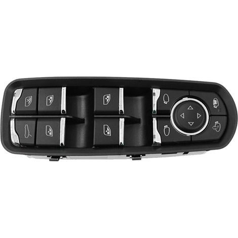 Commutateur de commande de vitre électrique côté conducteur et de rétroviseur intérieur 7PP959858M pour Cayenne Macan 2011-2017 (1/3)