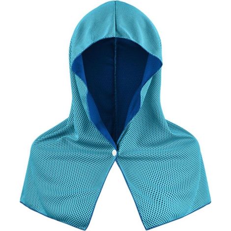 Serviettes rafraîchissantes à capuche, serviettes glacées, serviettes chauffantes à action rapide – idéales par temps chaud, tours de cou rafraîchissants, protection solaire estivale et cyclisme. (1/3)