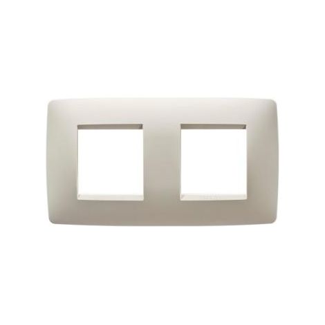 PLAQUE ONE INT. 2+2P H IVOIRE GEWISS GW16123TI