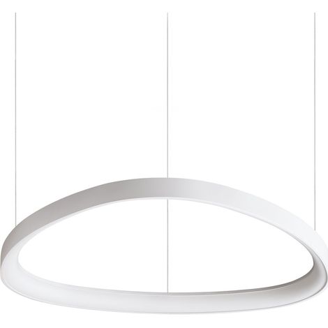 Ideal Lux Sospensione Moderna Gemini 1 luce LED integrato bianco metallo