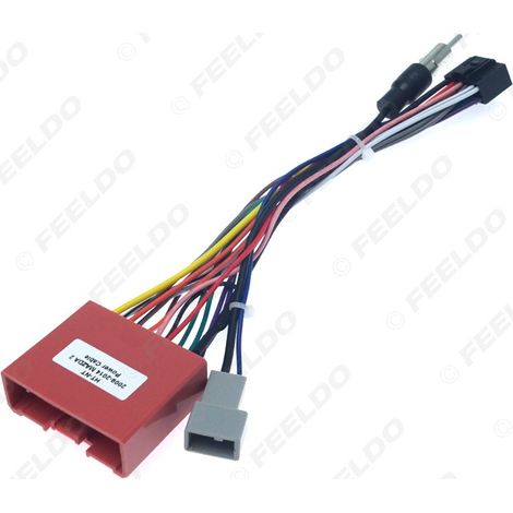 Câble d'alimentation compatible avec le système de navigation Android Ruiyi pour Mazda 2/Mazda 3/Mazda 6/Mazda 6, câble de navigation modifié Zhangxun 16 broches