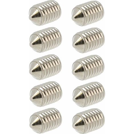 10x vis sans tête M8 x 8,5mm empreinte cruciforme PZ2 meuble bois boitier ferrure assemblage