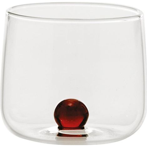 Bilia Tumbler Junior Coffret De 6 Verres Ambre En Verre Borosilicaté Fait À La Main Pour Liqueurs Et Amers, Design Élégant Et Résistant À La Chaleur (1/3)