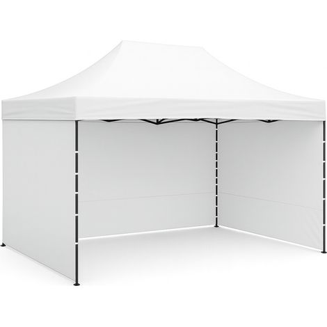 Aga Stand de ciseaux 3x4,5m Blanc