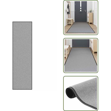 vidaXL Fußmatte Grau 115x400 cm (1/5)