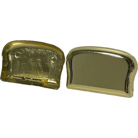 TERMINALE SAGOMATO OTTONE LUCIDO 55X35