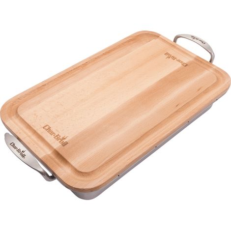 Char-Broil 140 014 - Teglia per arrostire con Tagliere Grill+®. (1/4)