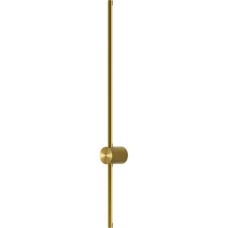 Lampada da parete rettangolare Maytoni da 90 cm con LED da 10W e finitura dorata. (1/4)