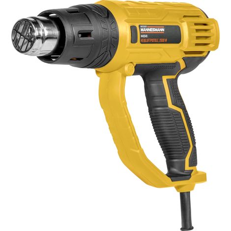 MANNESMANN PISTOLET À AIR CHAUD 2000 W AVEC 9 ACCESSOIRES M49540