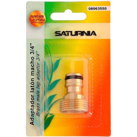 Adaptador Manguera Laton  3/4" macho (1/2)