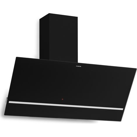 Klarstein Illuminosa campana inclinada  Modo extracción y recirculación  Minimalista  818 m³/h  90 cm (1/5)