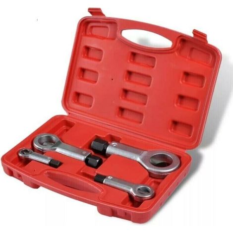 Set 4 Spaccadadi Bulloni Spacca Dadi 9-27mm per Dadi e Bulloni Danneggiati 07374 (1/5)