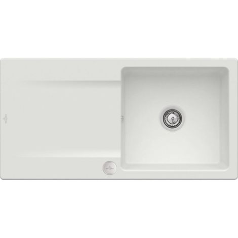 VILLEROY ET BOCH Siluet 60 Steam CeramicPlus fregadero con desagüe automático (1/5)