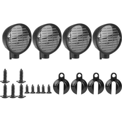 Cache LED ronde pour éclairage de modèles réduits HSP REDCAT AXAIL SCX10, kit lumière pour crawler RC.