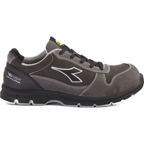 Chaussures de travail DIADORA RUN LOW MET FREE S3L FO SR ESD gris - 179896D0443 44