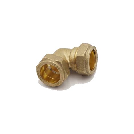Prima Classic Brass Compression Elbow 22mm Fitting (1/2)