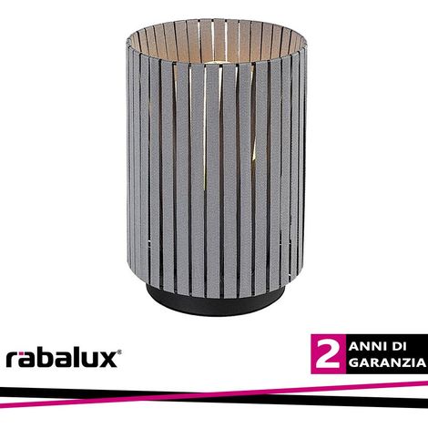 Lampada da tavolo vintage grigio E27 Revan Rabalux (1/3)