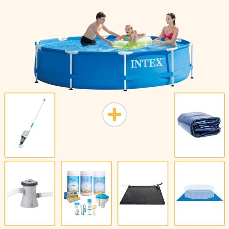 Intex Piscine Tubulaire Ronde - 305x76 cm - 7-pièces S20459 (1/5)