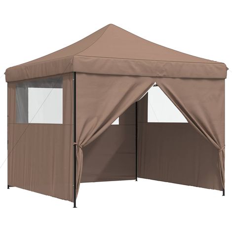 Carpa de Fiesta Marrón 292 x 292 x 315 cm Tela Oxford vidaXL (1/5)