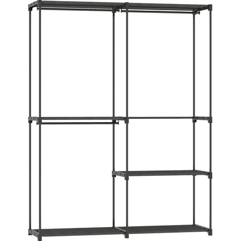 Armoire penderie BOUCHAR noire