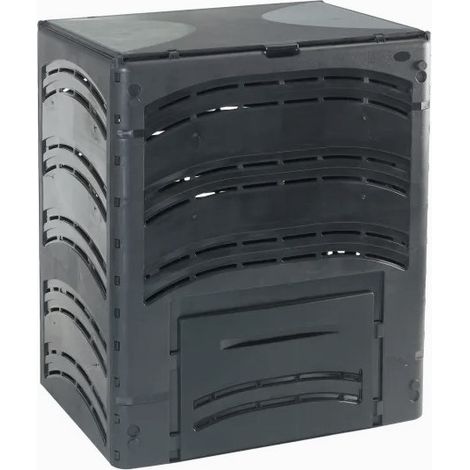 [JAMAIS UTILISE] Composteur Modulable 500L BELLI Compost'Wood 100x60x80cm Noir - 02292 (1/5)