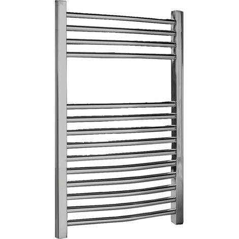 Nuie 500mm x 700mm Chrome Curved Ladder Rail - HK385 (1/3)