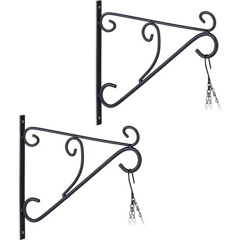 Set di 2 supporti per cestini sospesi