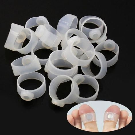 Anneau minceur - 10 Paires - Magnétique - Silicone - Améliore circulation sanguine (1/4)