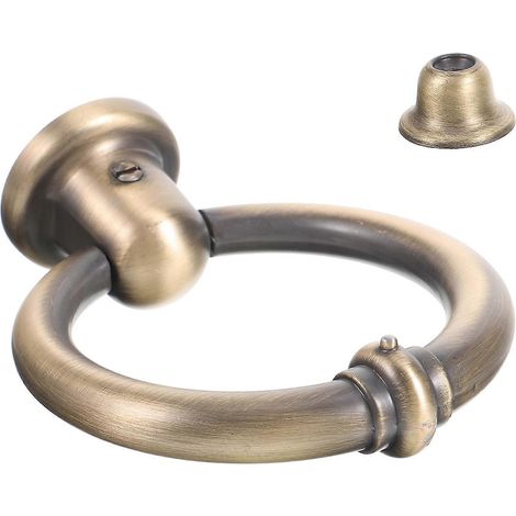 Heurtoir de porte classique en laiton massif pour l'entrée principale, accessoire de décoration vintage (1/3)