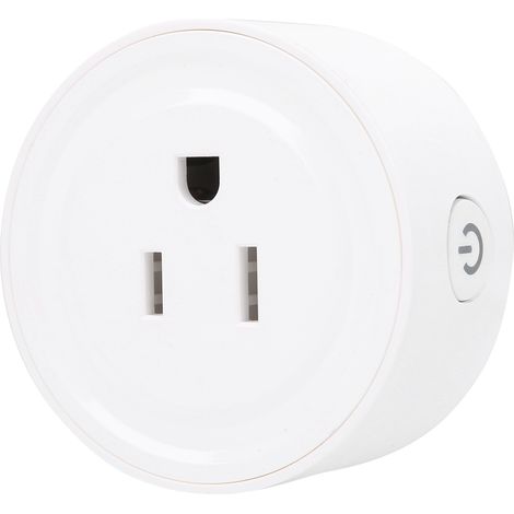 Prise intelligente GTSS101 WIFI, prise commande à distance sans fil, fiche US, 100-240VAC, blanc (1/5)