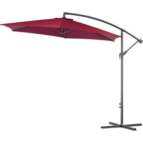 Sombrillas y parasoles - Sombrilla Colgante Sunny 3 m - Rojo (1/5)