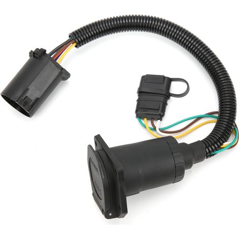 Connecteur remorque 7 voies 7‑broches 4‑broches, faisceau électrique plug and play avec support et vis, pour véhicule prise USCAR (1/5)