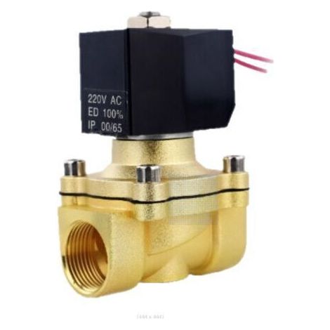 BUNTHAUS （3/4''G）Electrovanne 220V, 3/4''G, laiton, pour gazole eau air, DN20