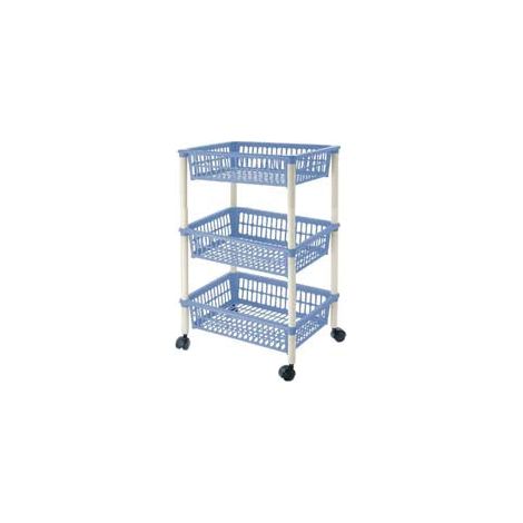 Carrello P.3 Mito Bianco Cm 40X29 H 62 Tontarelli