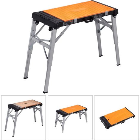 Metafranc WU9079620 Banco de trabajo 4 en 1 plegable y ajustable (1/4)