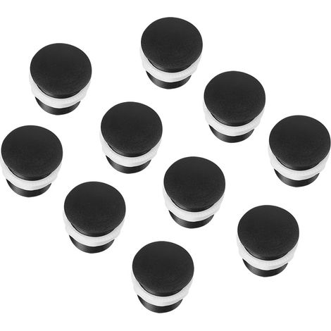10 pièces Capuchon Bouton Poussoir Noir 28MM à Visser pour Machine d'Arcade (1/5)