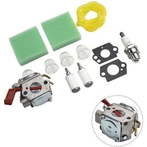 Kit complet de carburateur pour débroussailleuse Homelite B25C BC2500R D725CD D825SB F2020 F3040 F3050 avec kit pièces - (1/5)