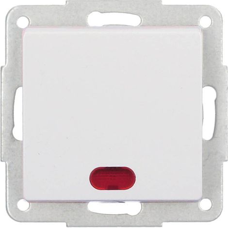 Bouton-poussoir encastré avec indicateur LED blanc gamma (1/3)